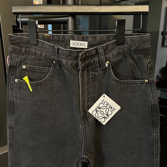 Loewe Anagram Black Jeans Unisex - Picture 4 of 7